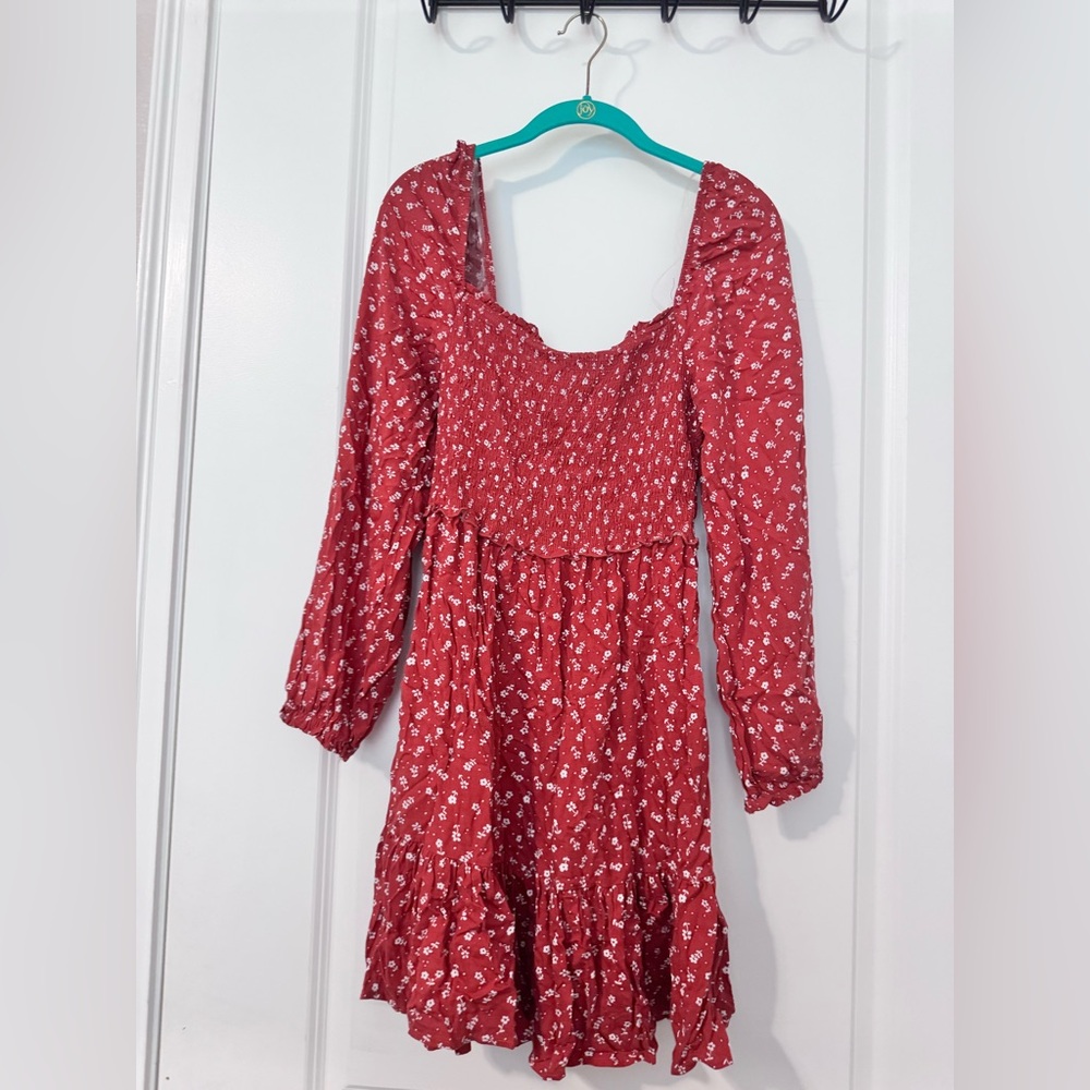 L.A. Hearts Flowy Long Sleeve Dress